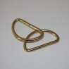 D-Ring 30 mm gold 2 Stück D-Ringe