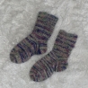 Babysöckchen Gr. 17/18♥bunt♥gestrickte Socken♥7-12 Monate