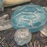 Maritime Deko Neu Resin 3teilig Muscheln und Schildkröte 