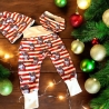 Weihnachtsoutfit klassisch rot-weiß gestreift I Nikolaus im Bully