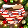 Weihnachtsoutfit klassisch rot-weiß gestreift I Nikolaus im Bully