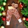 Weihnachtsoutfit klassisch rot-weiß gestreift I Nikolaus im Bully