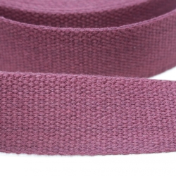 Gurtband Baumwolle recycelt 40 mm beere 