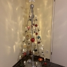 Weihnachtsbaum handgefertigt aus Holz und Metall 185 cm hoch 