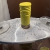 Handgefertigter Flaschenhalter aus Epoxidharz für 2 Gläser 
