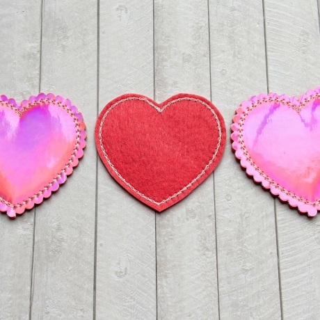 Quickie Herz Stickdatei Doodle Appli Deko stickdirwas