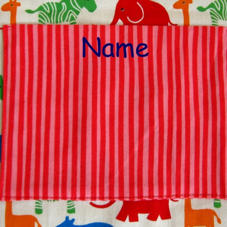 Kinderschürze - Zootiere - auf Wunsch personalisiert