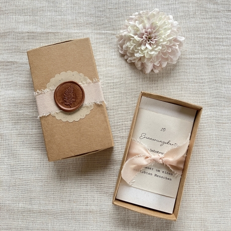 Trauerschachtel • Trauer-Geschenk • Erinnerungskiste
