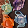Handmade Epoxidharz-Untersetzer Set – Farbenfrohe Unikate