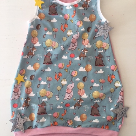 Kleid, Ballonkleid Luftballon Tiere, Größen 68 - 128