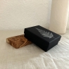 Geschenk-Box • Schmuck-Schachtel • Farn • schwarz