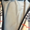 Overall Softshell Kinder mit Knopfleiste und Kapuze I Karomuster