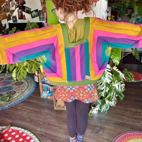 Hexagonjacke Größe L aus Sweat
