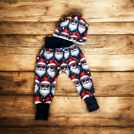 Weihnachtsoutfit Hipster Weihnachtsmänner I Babykleidung Junge 