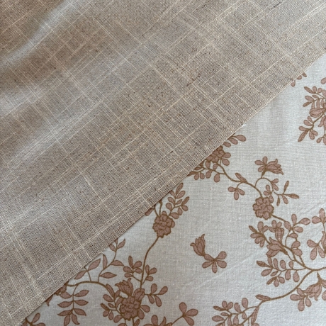 Beschichteter Leinenstoff – Linen Blend – Mischleinen – Natur