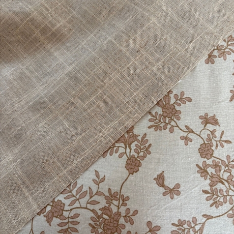 Beschichteter Leinenstoff – Linen Blend – Mischleinen – Natur