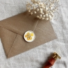 1 Wachssiegel Briefsiegel • Vintage flower • groß Deko Bujo