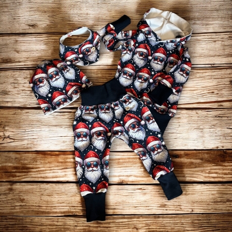 Weihnachtsoutfit Hipster Weihnachtsmänner I Babykleidung Junge 