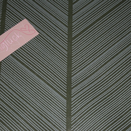beschichtete Baumwolle Spike evergreen AU Maison Oilcloth