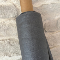 Beschichteter Leinenstoff – Linen Blend – Mischleinen – Grey grau