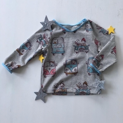 Pullover Shirt Tuut tuut genäht in den Größen 56 - 128