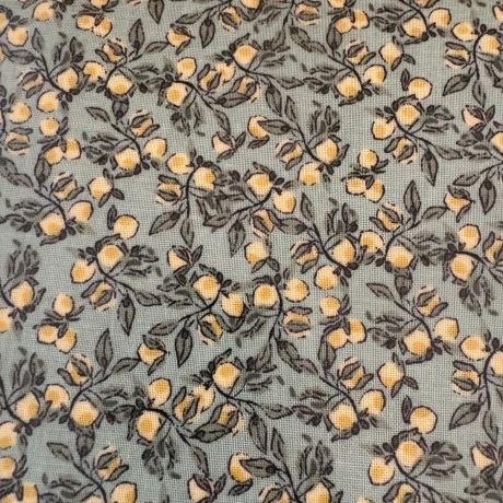 beschichtete Baumwolle Lemon dusty green AU Maison lemons