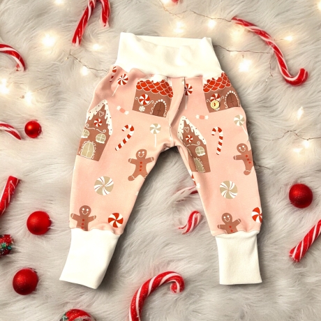 Weihnachtsoutfit Mädchen Lebkuchen I Zuckerstange I Babykleidung