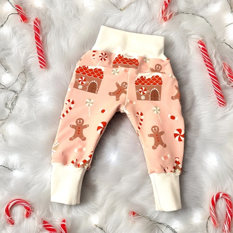 Weihnachtsoutfit Mädchen Lebkuchen I Zuckerstange I Babykleidung