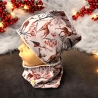 Mütze und Loop Set Mädchen Hirsche flieder I Mütze Sweat 