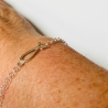 Armband aus Silber Ichthys