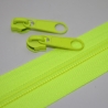 Reißverschluss neon gelb 5 mm neongelb + Zipper