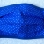 Mundmaske - Atemmaske - Behelfs-Mundschutz / blau weiße Punkte