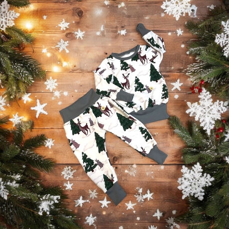 Baby Outfits Winter Pumphose Pullover Kinder I Babykleidungsset