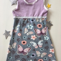 Kleid Schmetterlinge genäht in den Größen 56 - 128