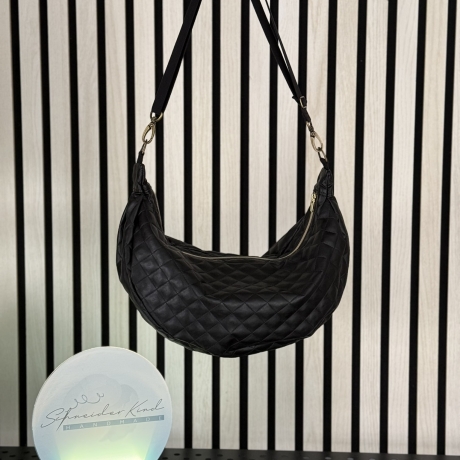 LuniBag Kunstleder Raute messing (gold)
