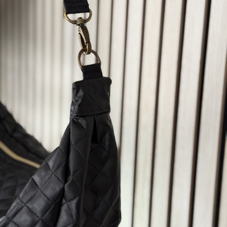 LuniBag Kunstleder Raute messing (gold)