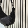 LuniBag Kunstleder Raute all black