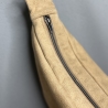 LuniBag beige Veluors  Kunstleder 