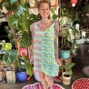 Sommerkleid mit Bindebändern Größe 38-42