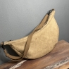 LuniBag beige Veluors  Kunstleder 