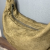 LuniBag olive Veluors  Kunstleder 