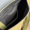 LuniBag olive Veluors  Kunstleder 
