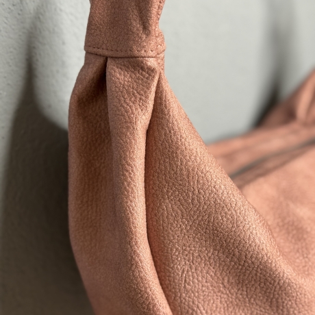 LuniBag rosé Veluors  Kunstleder 