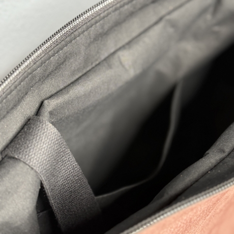 LuniBag rosé Veluors  Kunstleder 