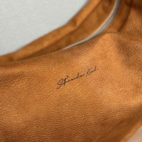 LuniBag Cognac Veluors  Kunstleder 