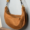 LuniBag Cognac Veluors  Kunstleder 