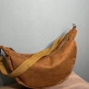 LuniBag Cognac Veluors  Kunstleder 