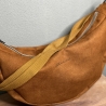 LuniBag Cognac Veluors  Kunstleder 