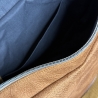 LuniBag Cognac Veluors  Kunstleder 