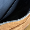 LuniBag Cognac Veluors  Kunstleder 